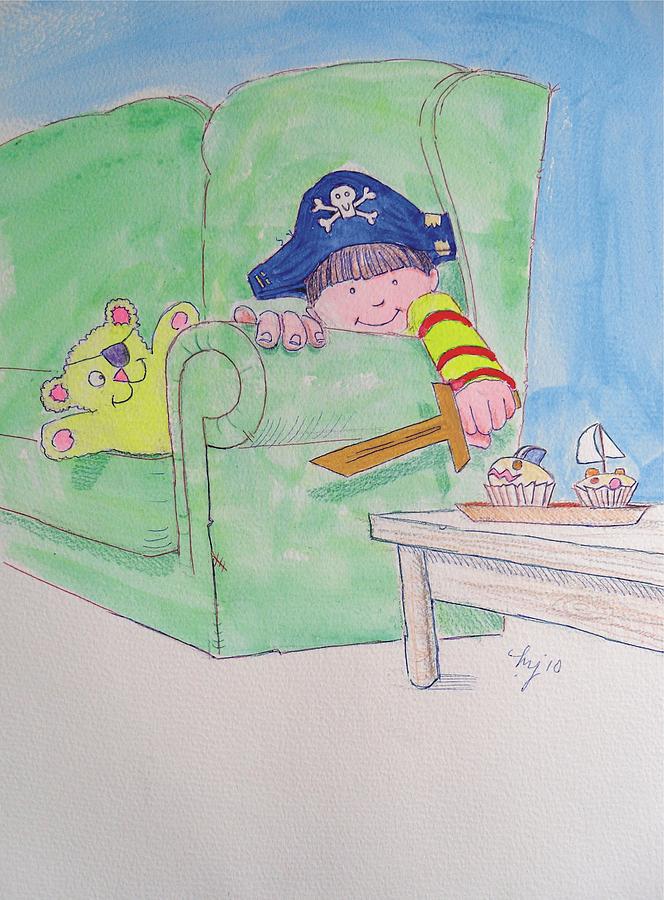 Pirate Poster For Kids Painting