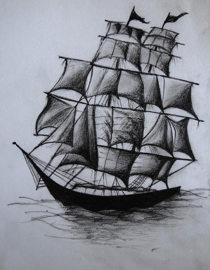 Pirate Ship Drawing