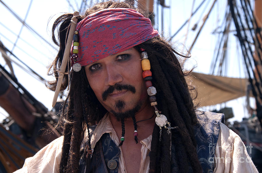 San Diego Photograph - Pirate with Kind Eyes by Brenda Kean