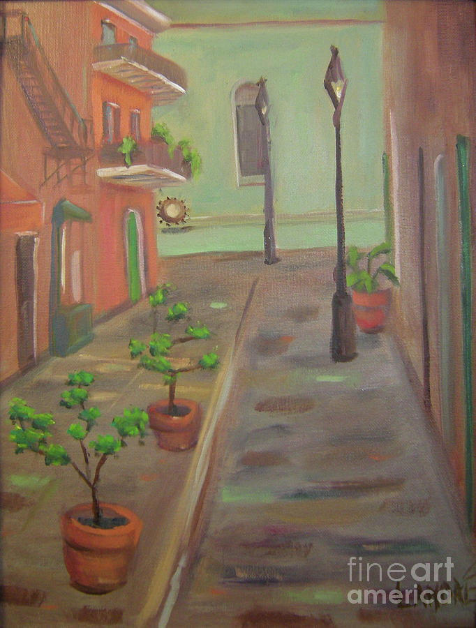 PIrates Alley Painting by Lilibeth Andre