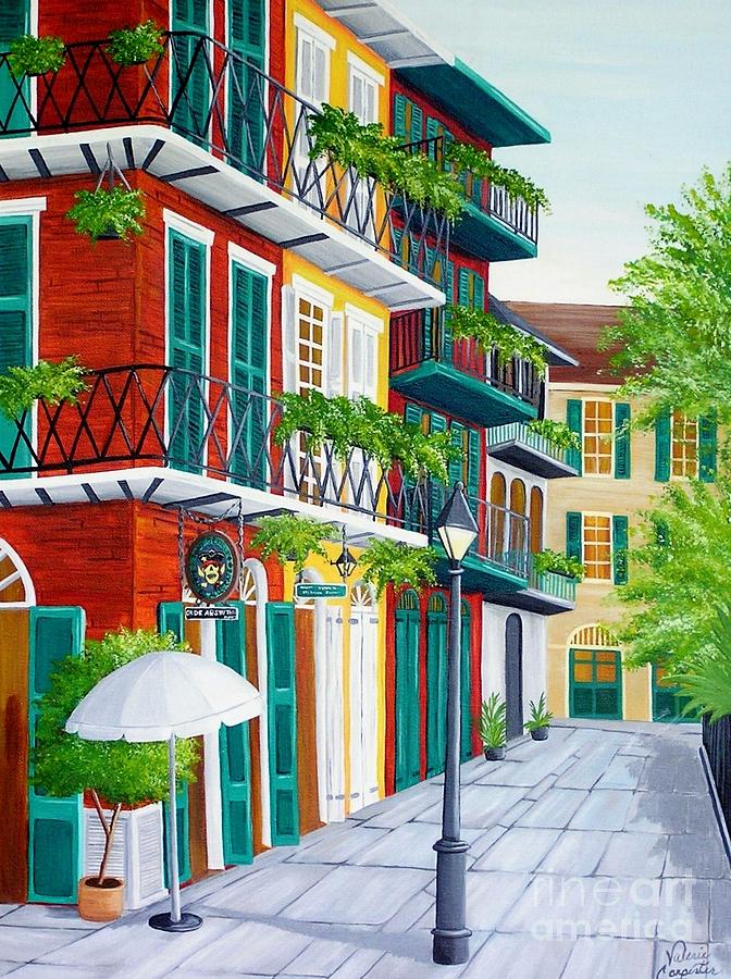 Pirates Alley Painting by Valerie Carpenter