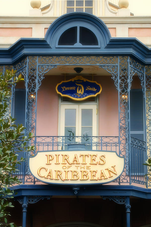 Pirates Signage New Orleans Disneyland Photograph by Thomas Woolworth