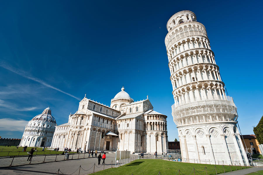 Pisa - Piazza dei miracoli with the Leaning tower Photograph by Luciano Mortula