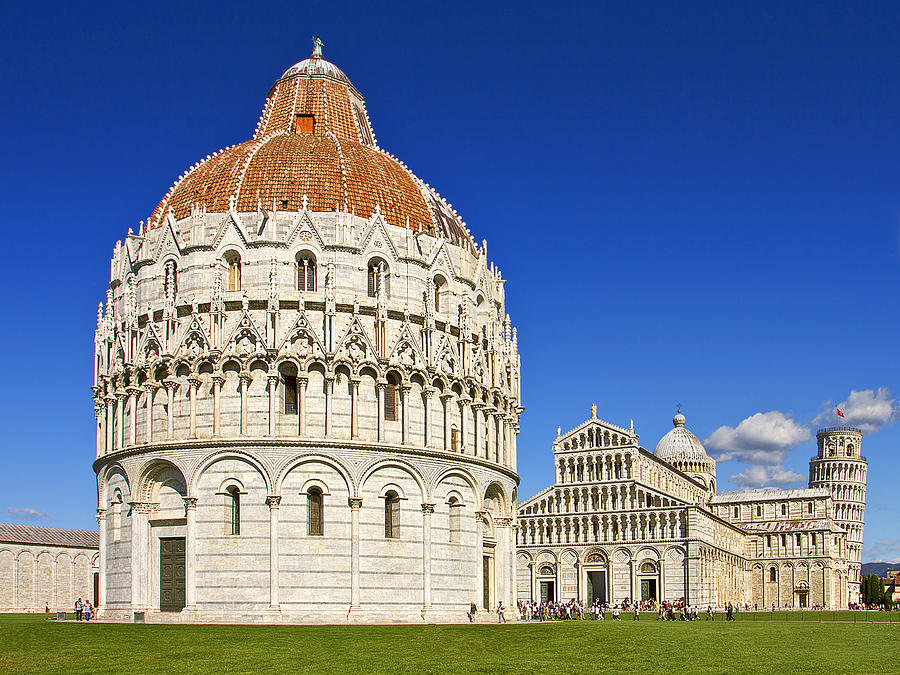 Architecture Photograph - Pisa - Piazza dei Miracoli by Kim Andelkovic