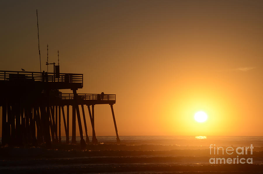 Sunset Photograph - Pismo Beach Pier California 6 by Bob Christopher