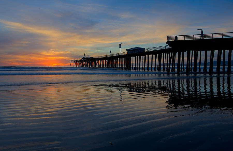 Pismo Beach Sunset Photograph by Michael Peterson