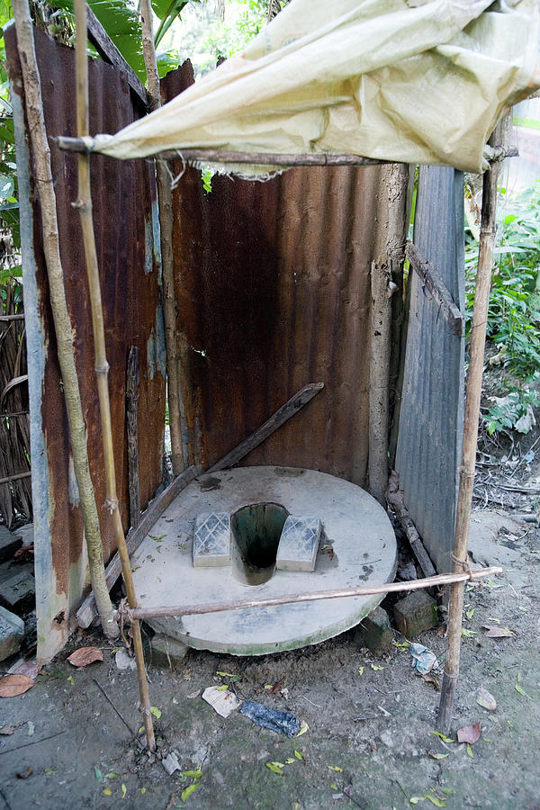 Pit Toilet Photograph by Adam Hart-davis/science Photo Library
