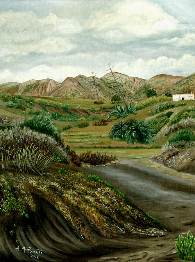 Pitas Path Painting by Angeles M Pomata