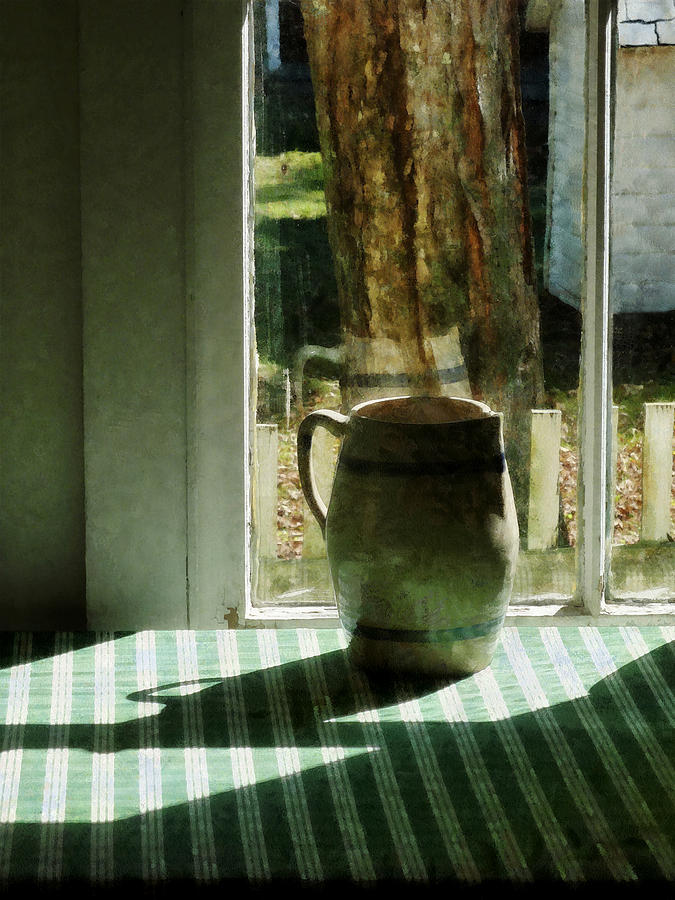 Pitcher by Window Photograph by Susan Savad