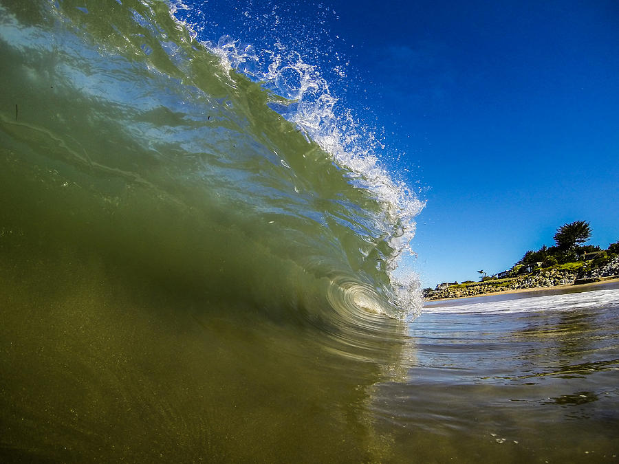 Beach Photograph - Pitching Wave by David Alexander
