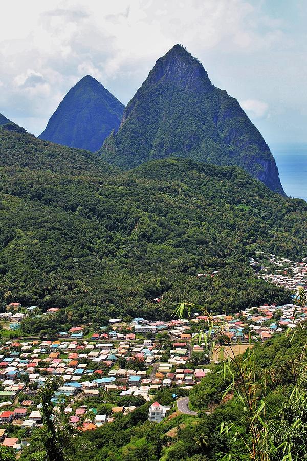 Pitons Photograph by Karl Anderson