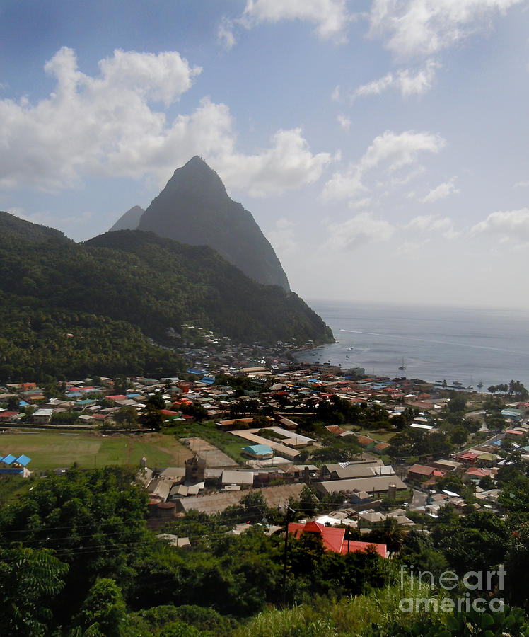 Pitons St. Lucia Photograph by Heather Coen