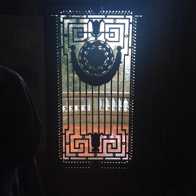 Pdx Photograph - Pittock Mansion Front Entry Door Detail by Jana Seitzer