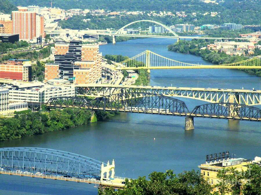 Pittsburgh City Of Bridges Photograph