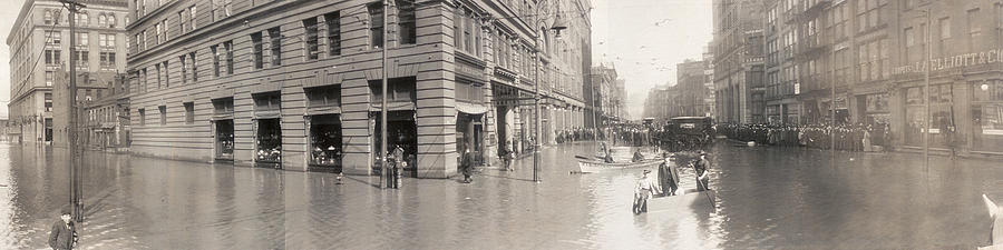 Pittsburgh Flood, 1907 Photograph by Granger