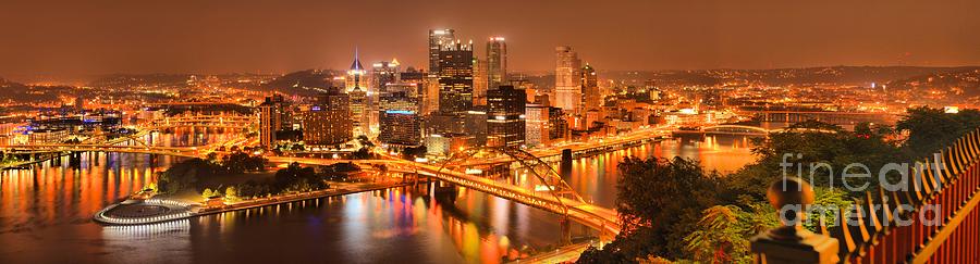 Pittsburgh From The Duquesne Incline Photograph by Adam Jewell