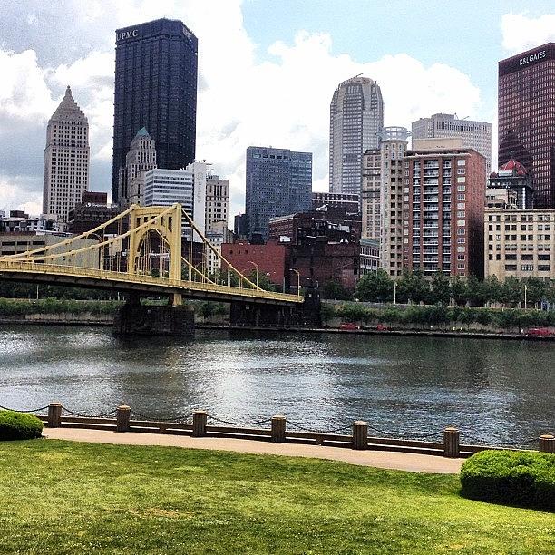 Pittsburgh Photograph - Pittsburgh, June 2012. #city #scenery by J Amadei