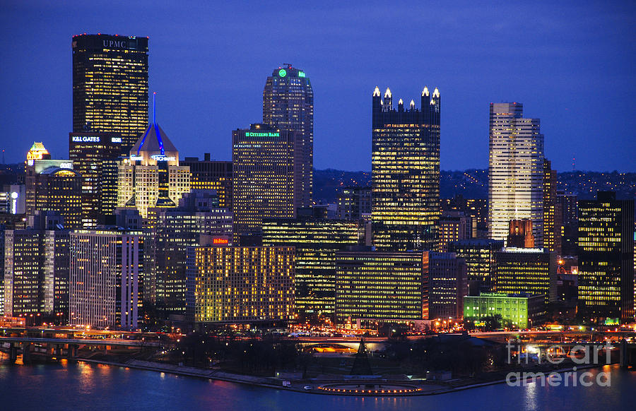 Pittsburgh Light Up Night Photograph by John Devlin Fine Art America