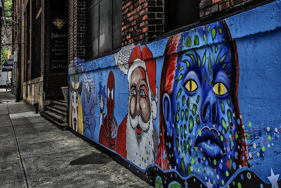 Pittsburgh Mural Photograph by Anthony Citro