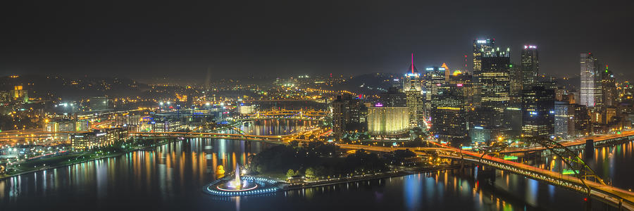Pittsburgh Photograph - Pittsburgh Night by Brian Young