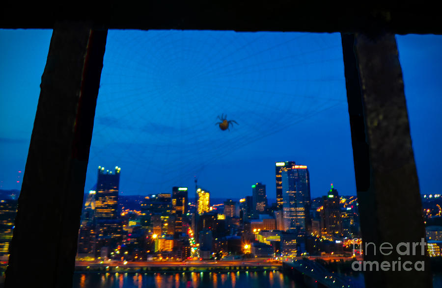 Pittsburgh Photograph - Pittsburgh Skyline At Night by Charlie Cliques