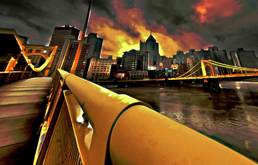 Pittsburgh Skyline Painting