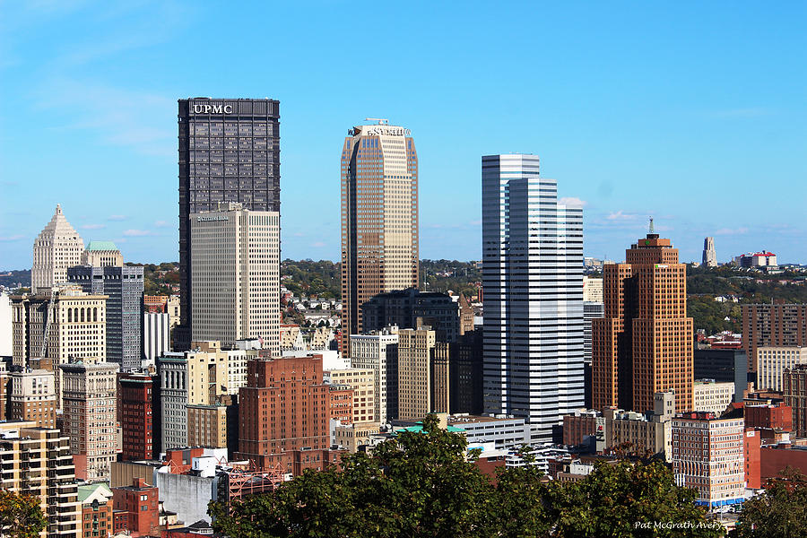 Pittsburgh Photograph - Pittsburgh Skyline by Pat McGrath Avery Pittsburgh Photograph - Pittsburgh Skyline by Pat McGrath Avery
