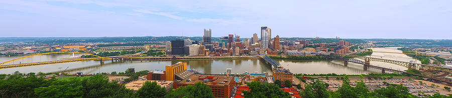 Pittsburgh on the Monongahela Photograph by C H Apperson