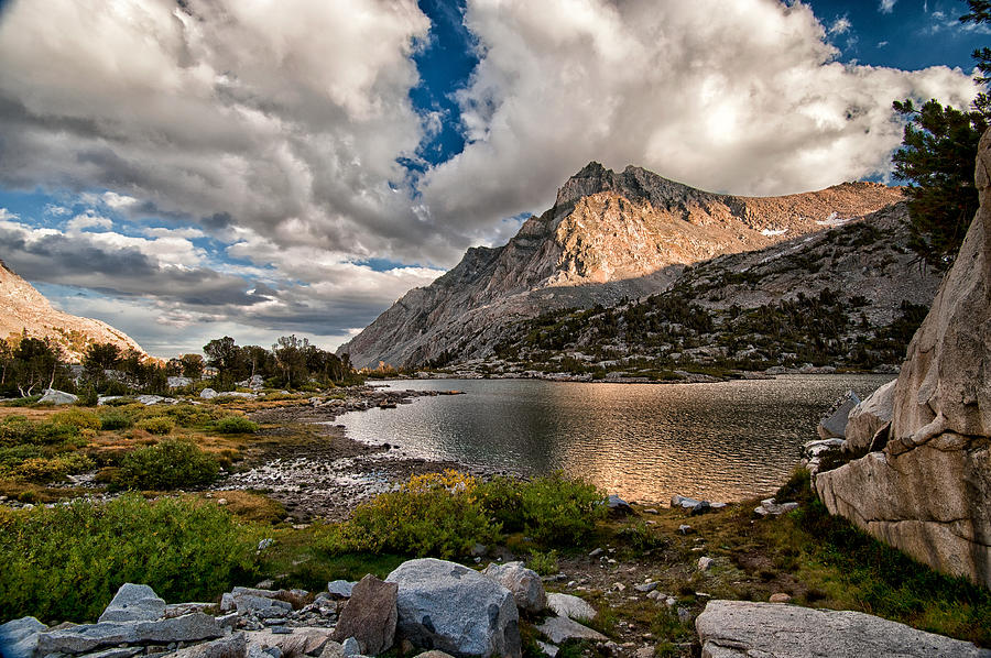 Mountain Photograph - Piute Lake by Cat Connor