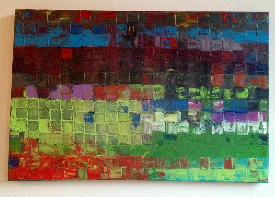 Pixelated Painting by Dave Riney - Fine Art America