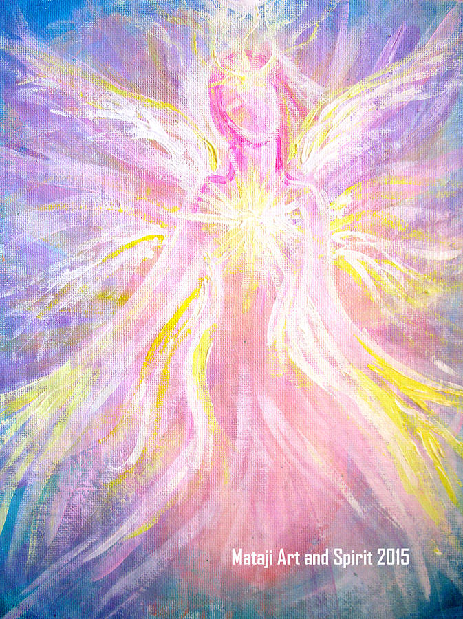 Pixie Love Painting By Mataji Villareal - Sharma - Fine Art America