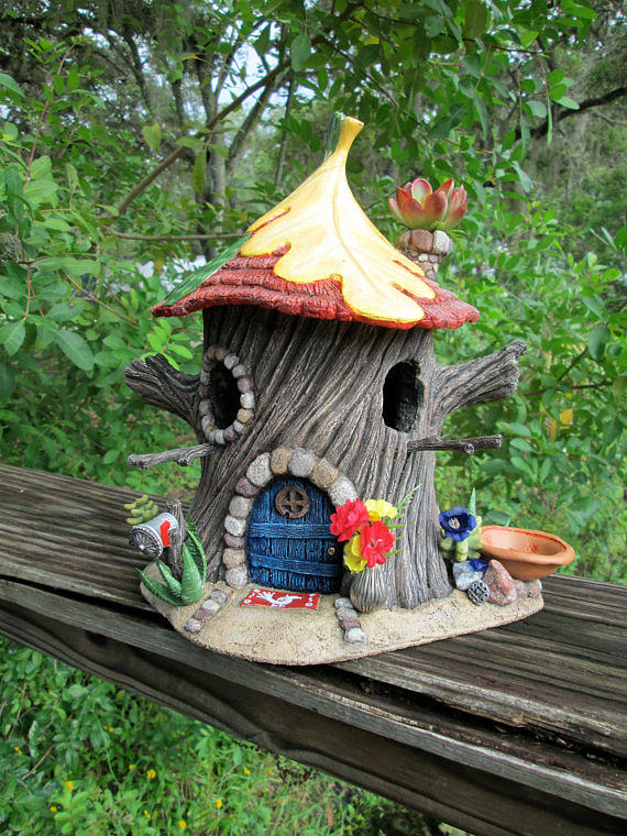 Pixie Santa Fe Bird House Feeder Mixed Media by Jess Fortunato - Fine ...