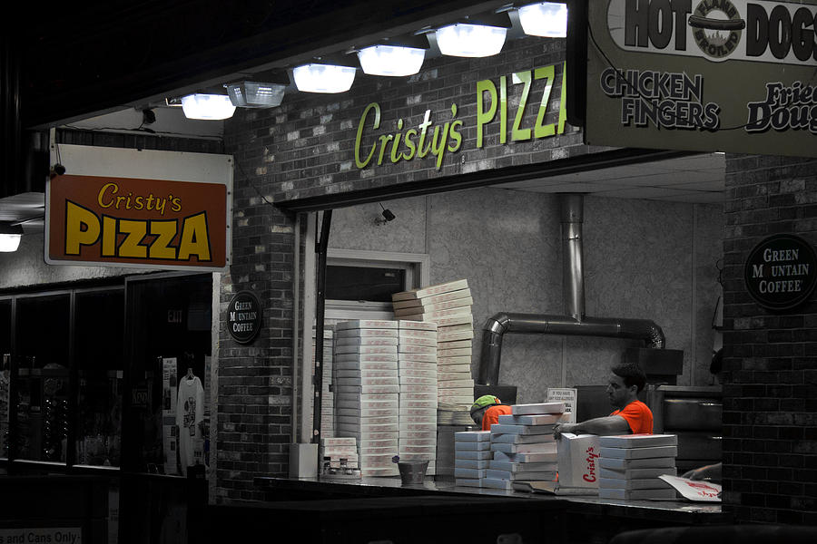 Snack Photograph - Pizza Box Jenga by K Hines
