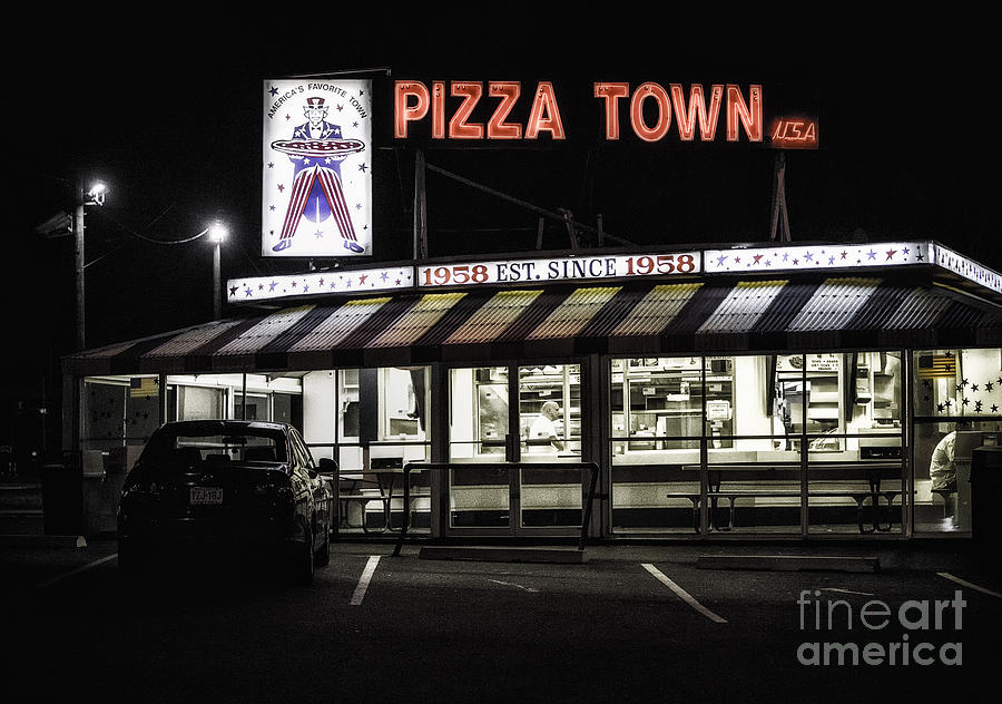Pizza Town Photograph by Jerry Fornarotto