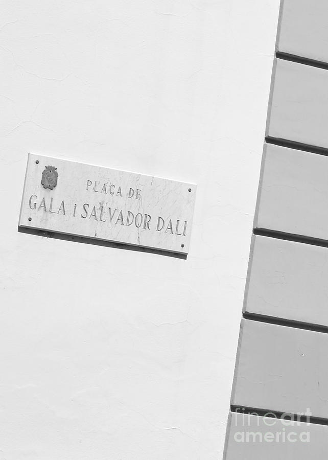 Placa de Salvador Dali Photograph by Carol Groenen