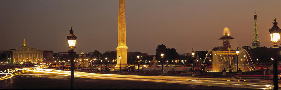 Paris Photograph - Place De La Concorde Paris France by Panoramic Images