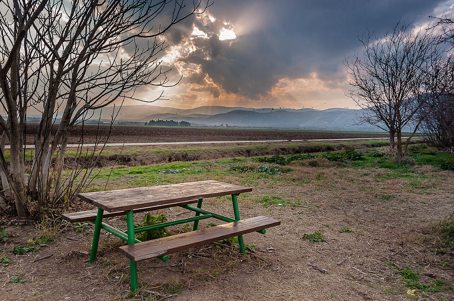 Place for picnic Photograph by Sergey Simanovsky