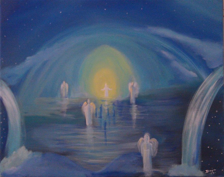 Heaven Painting - Place of Infinity Peace by Deyanira Harris