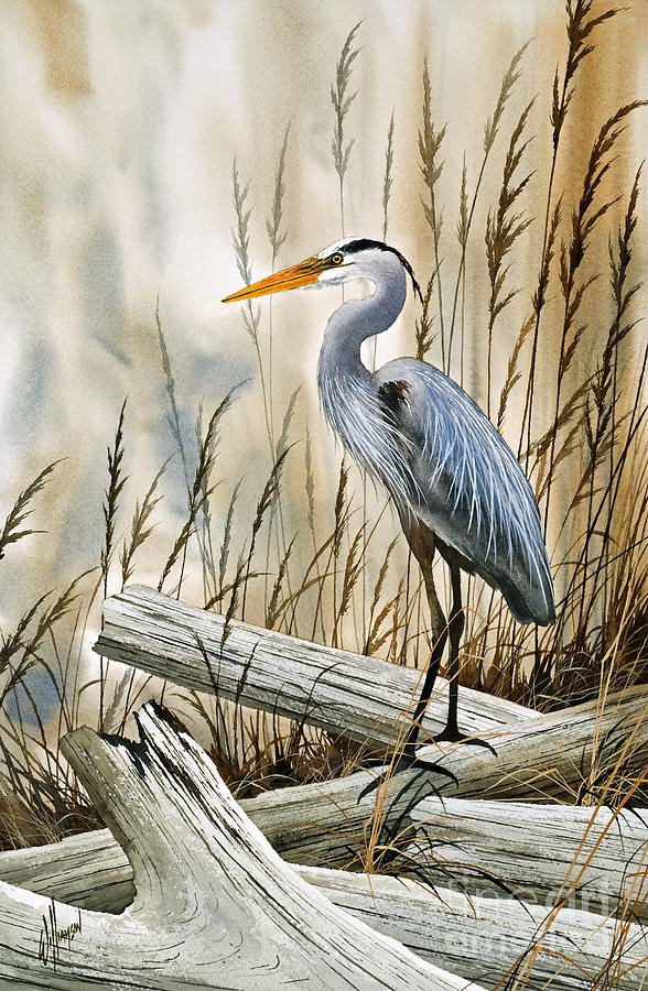 Place of the Blue Heron Painting by James Williamson
