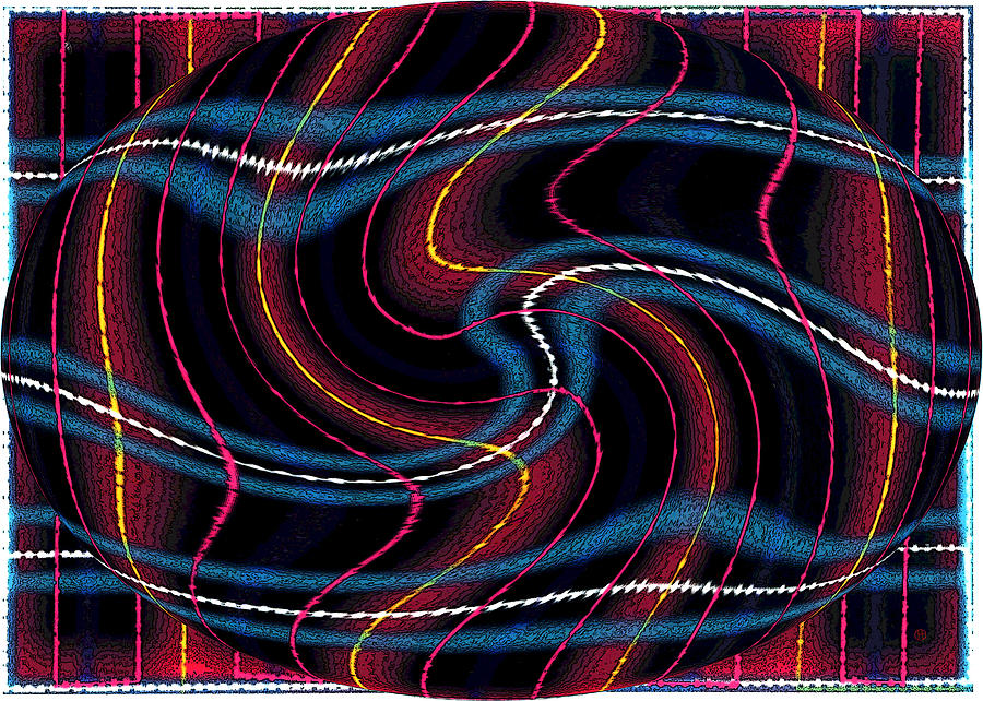 Plaid Out of Bounds Digital Art by Gary Olsen-Hasek