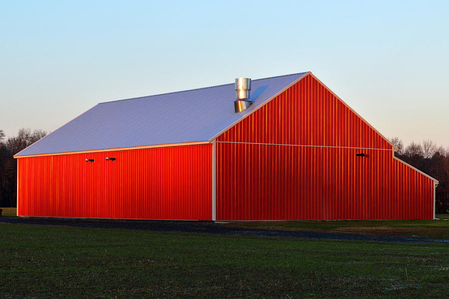 Plain Jane Red Barn Photograph by Bill Swartwout