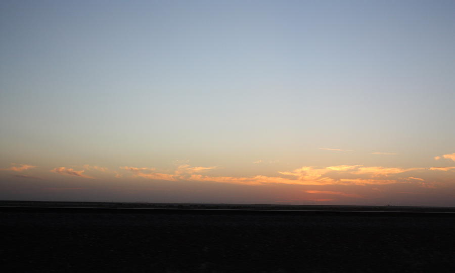 Plain Sunset Photograph by Daniel Schubarth