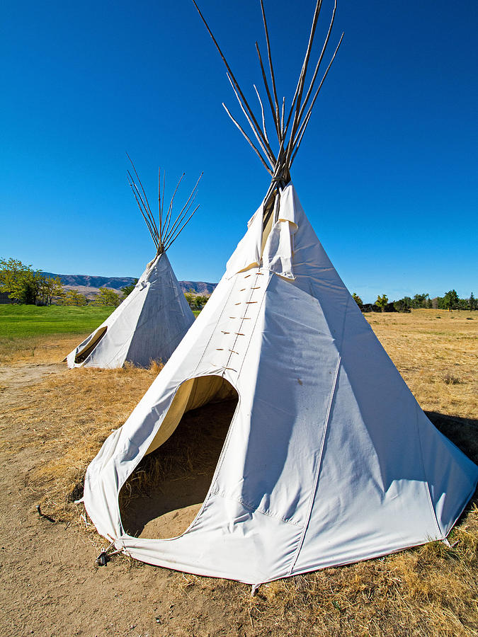 Plains Indian Tipi Photograph by Millard H. Sharp