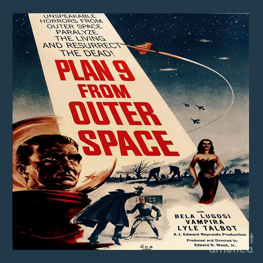 Plan 9 From Outer Space Digital Art by Spencer McKain