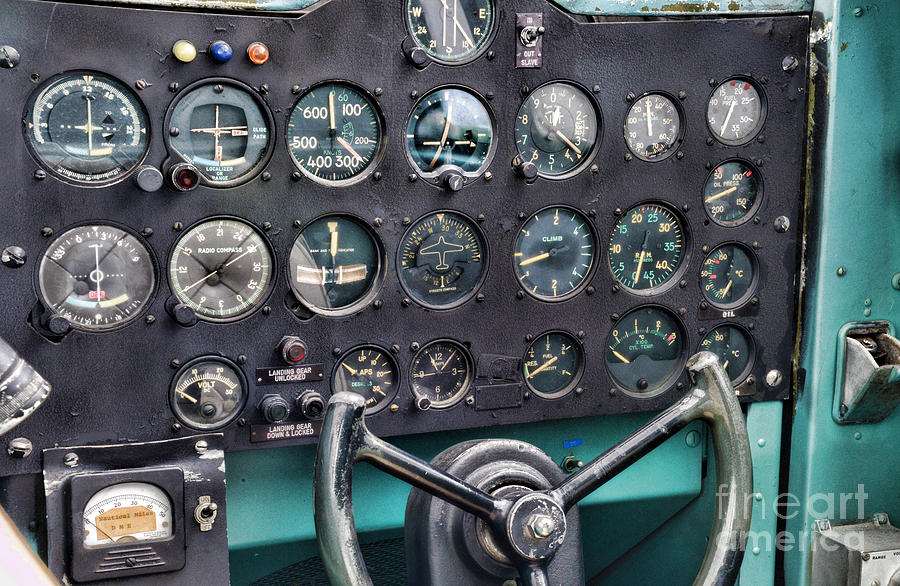 Paul Ward Photograph - Plane the Cockpit by Paul Ward