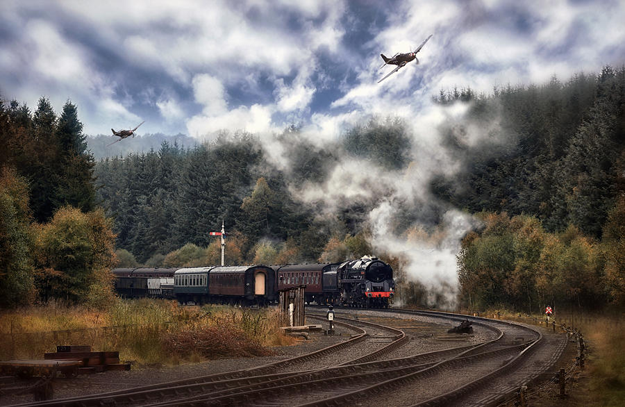 Planes and Trains Photograph by Jason Green