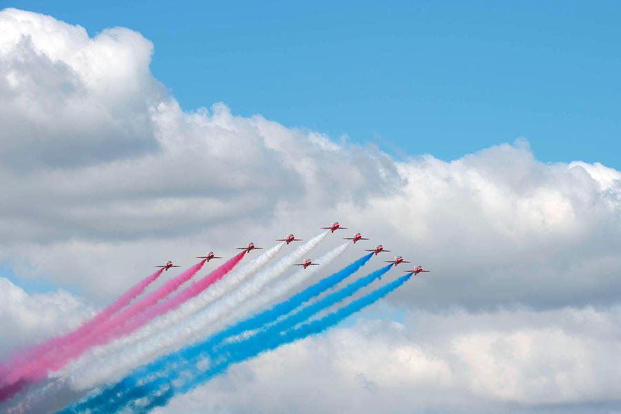 Planes Fly In Airshow Photograph By Science Source - Fine Art America