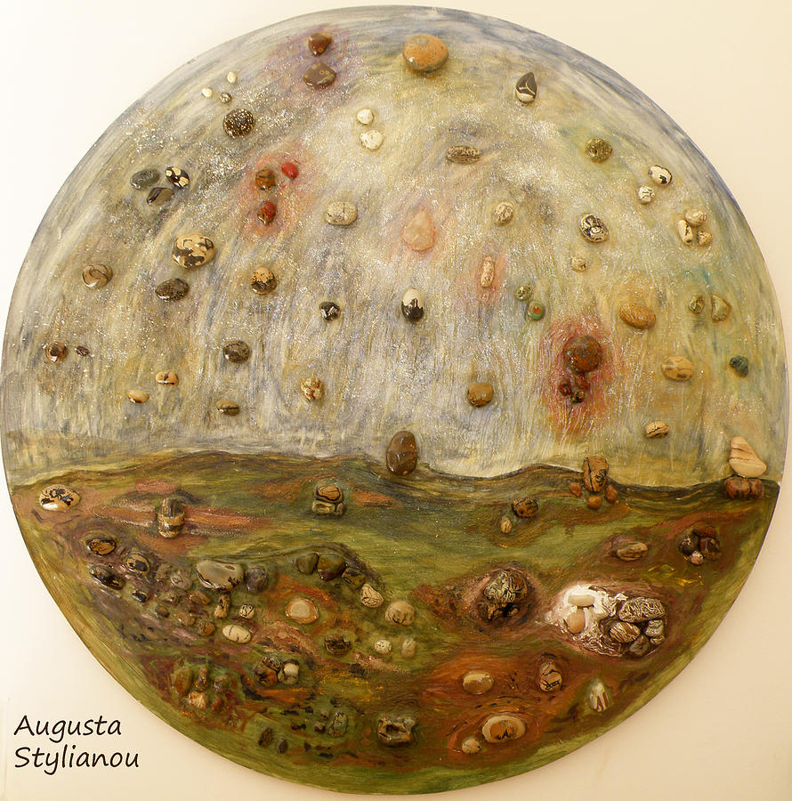 Planet Earth Painting by Augusta Stylianou