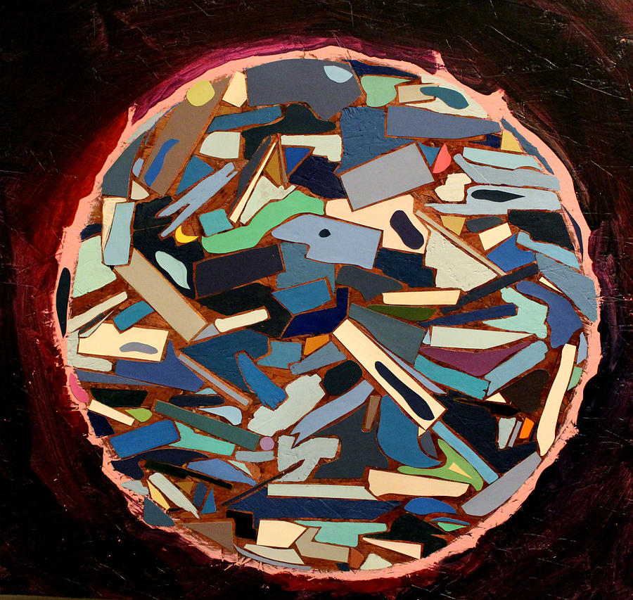 Space Mixed Media - Planet II by Dave Montgomery
