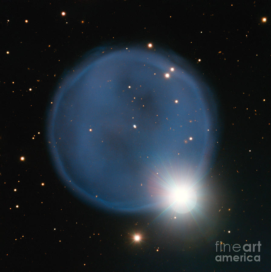 Space Photograph - Planetary Nebula Abell 33 by ESO Science Source